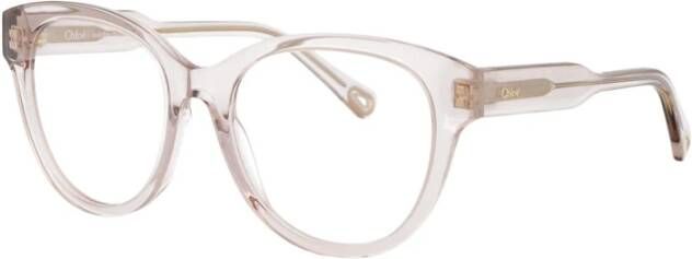 Chloé Dames Ch0163O 010 Acetaat Bril Beige Dames