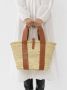 Chloé Sense Medium Basket Bag Modieuze Stijl Beige Dames - Thumbnail 4