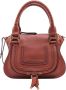 Chloé Marcie Small Leren Handtas Stijlvol en Luxueus Bruin Dames - Thumbnail 2