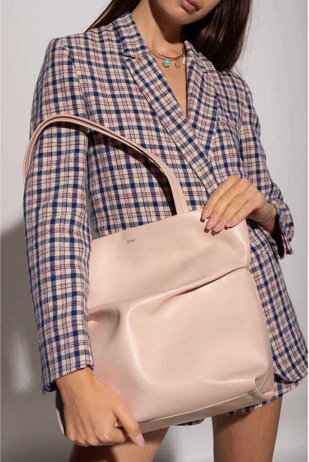 Pinko Klassieke Love Click Crossbody Tas Beige Dames - Foto 3