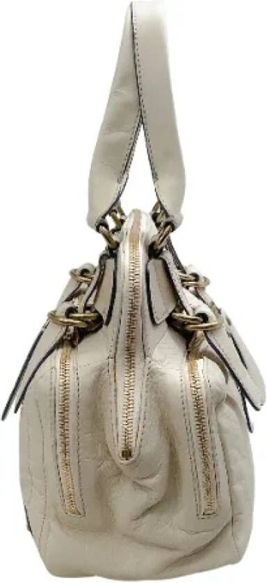 Chloé Pre-owned Leather handbags Beige Dames