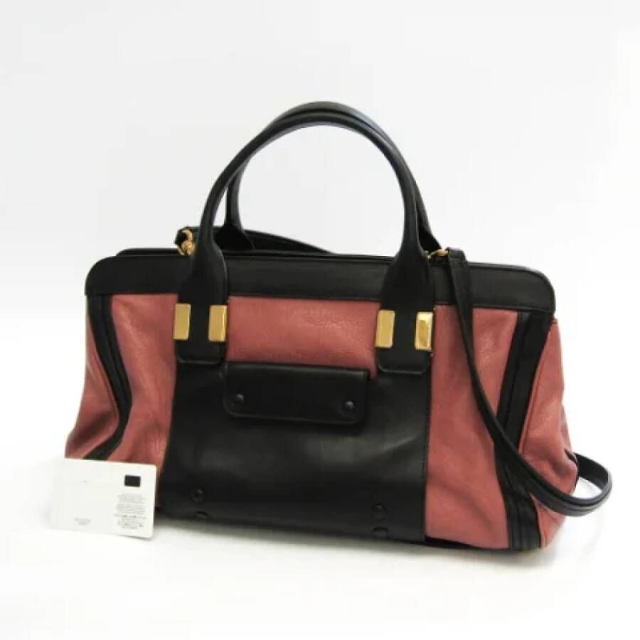 Chloé Pre-owned Leather handbags Roze Dames