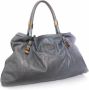 Chloé Pre-owned Lederen shopper met gouden hardware Blue Dames - Thumbnail 2