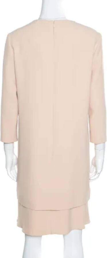 Chloé Pre-owned Fabric dresses Beige Dames