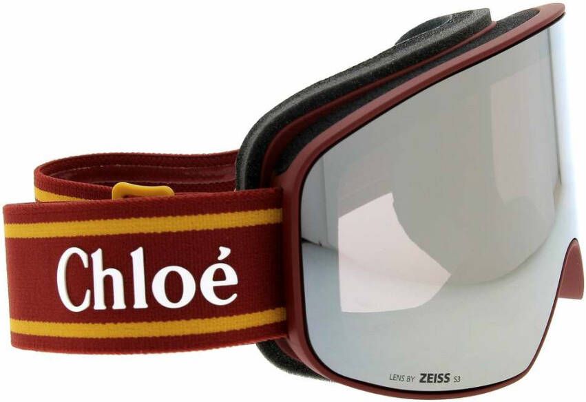 Chloé Skitoegang Blijf stijlvol en beschermd op de pistes met de Cidy skibril Rood Dames