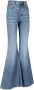 Chloé Wijde Denim Jeans Blauw Dames - Thumbnail 2