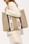 Chloé Woody Grote shopper tas Beige Dames - Thumbnail 5