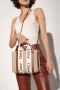 Chloé Stijlvolle Canvas Handtas met Leren Afwerking Brown Dames - Thumbnail 8