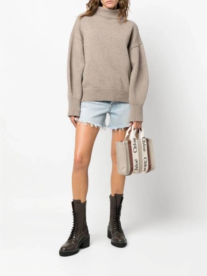 Chloé Woody Tassen Stijlvol en Trendy Wit Dames