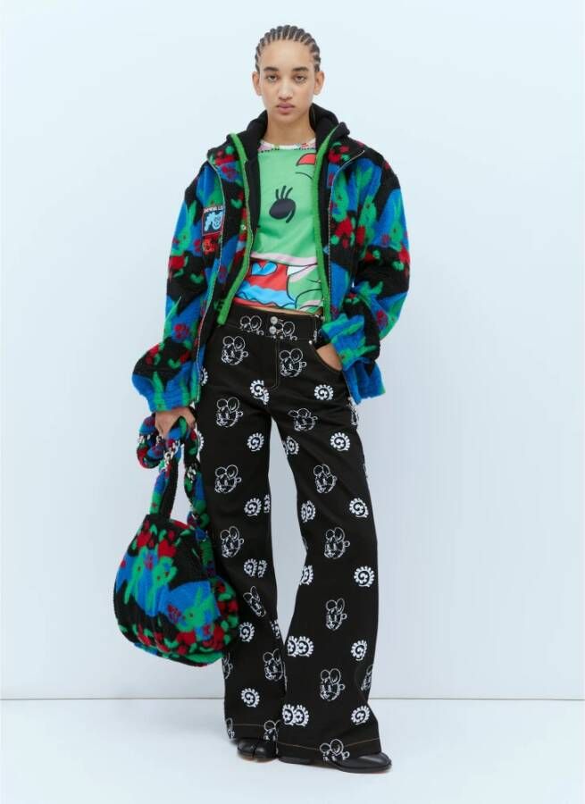 Chopova Lowena Zachte Fleece Bunny Jas Blue Dames