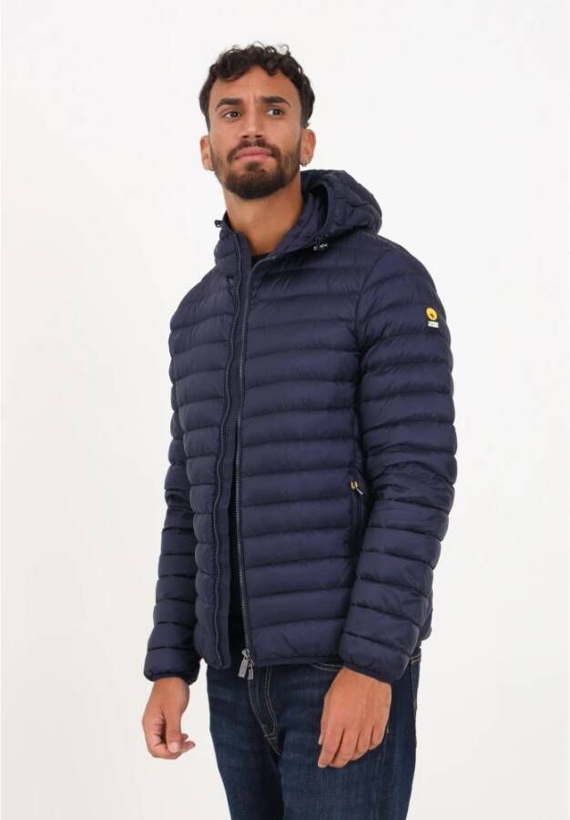 Ciesse Piumini Blauwe Heren Donsjas met Lang Handvat en Logo Blauw Heren