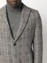 Circolo 1901 Geruite Single-Breasted Blazer Gray Heren - Thumbnail 2