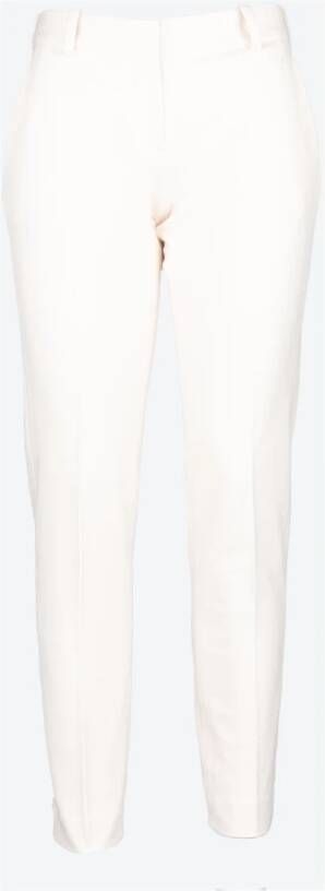 Circolo 1901 Jersey Chino Broek Wit Dames