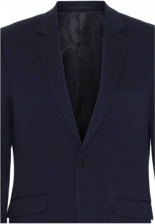 Clean Cut Blazer- Milano Blauw Heren