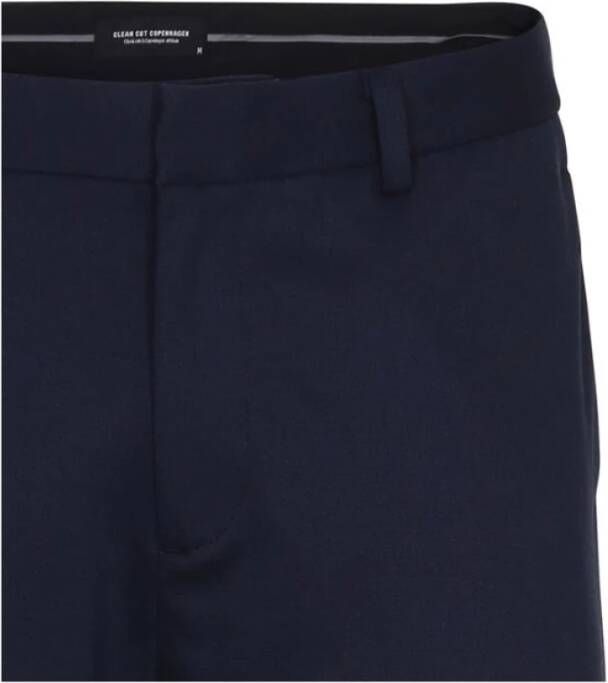 Clean Cut Broek- CC Milano Jersey Pants Blauw Heren