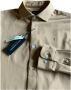 Clean Cut Overhemd Formal Stretch Overhemd Beige Heren - Thumbnail 2