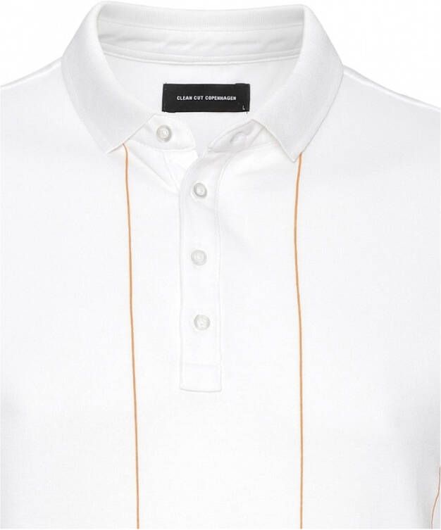 Clean Cut Polo shirt tom Wit Heren