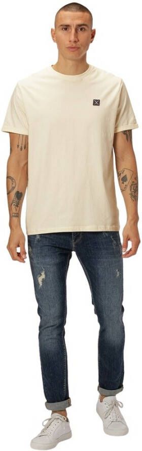 Clean Cut T-shirt-cc Basic Organic Tee Beige Heren