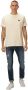 Clean Cut T-shirt-cc Basic Organic Tee Beige Heren - Thumbnail 2