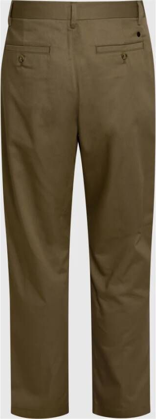closed Cropped Trousers Groen Heren