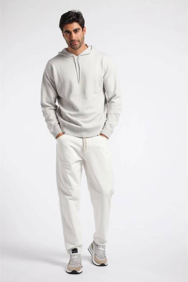 closed Cashmere Blend Hoodie Wit Heren