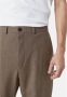 Closed Loszittende broek met micro ruitpatroon. Zij- en achterzakken met knoopsluiting. Beige Heren - Thumbnail 3