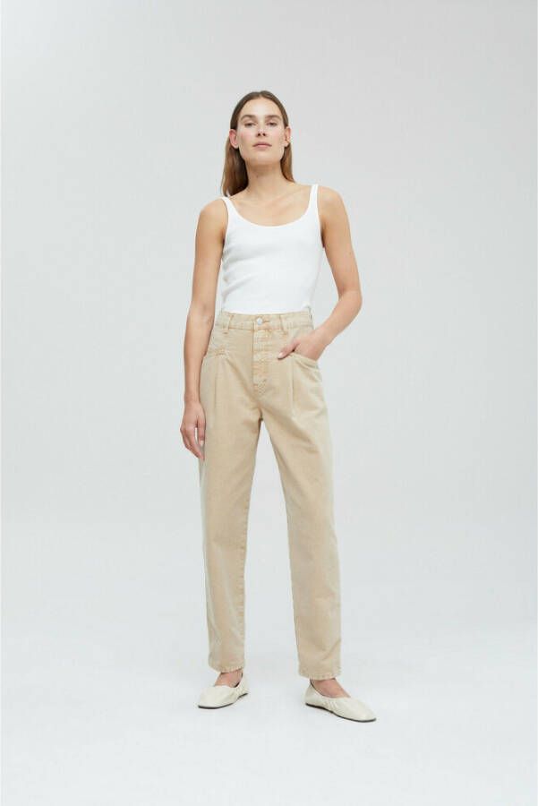 closed Pearl Natural Dyed Pants Beige Dames