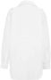 Closed Relaxte pasvorm biologische katoenen blouse White Dames - Thumbnail 2