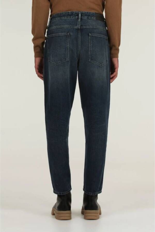 closed Relaxte Cropped Jeans Blauw Heren