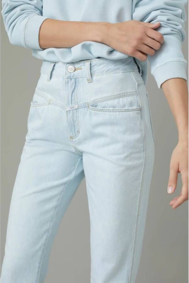 closed Ecologische Denim Straight Jeans Blauw Dames