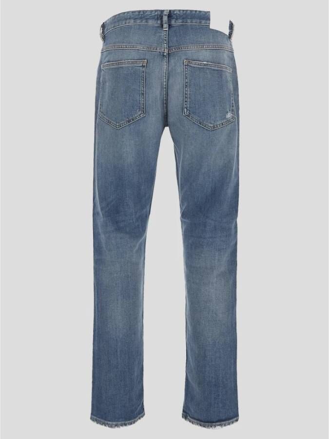 closed Straight Jeans Blauw Heren