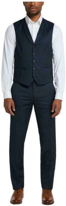 Club Of Gents Suit Trousers Blauw Heren