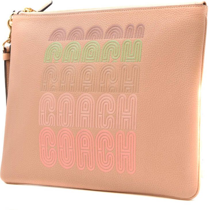 Coach Envelop Clutch Roze Dames