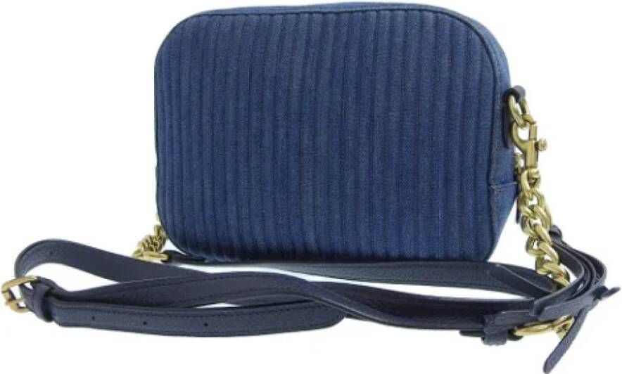 Coach Pre-owned Denim shoulder-bags Blauw Dames
