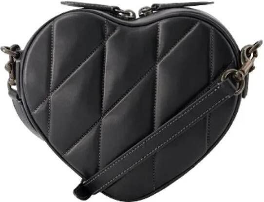 Coach Pre-owned Leather crossbody-bags Black Dames