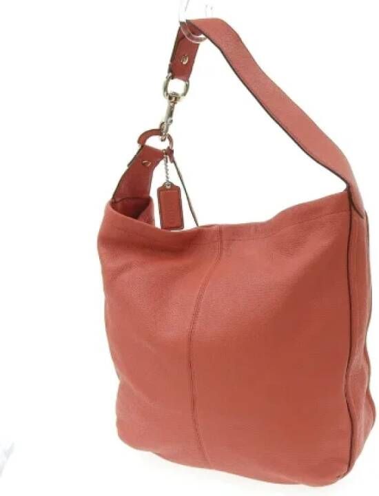 Coach Pre-owned Leather shoulder-bags Oranje Dames