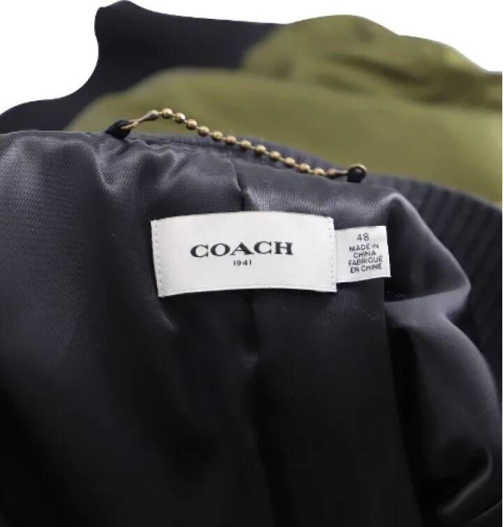 Coach Pre-owned Nylon outerwear Groen Dames