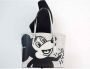 Coach Mickey Mouse X Keith Haring Mollie Leren Tote Tas White Dames - Thumbnail 2