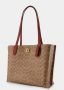 Coach Totes Coated Canvas Signature Willow Tote in bruin - Thumbnail 4