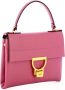 Coccinelle Leren Crossbody Tas met Verstelbare Band Roze Dames - Thumbnail 2