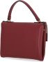 Coccinelle Rode Leren Handtas met Verstelbare Schouderband Red Dames - Thumbnail 2