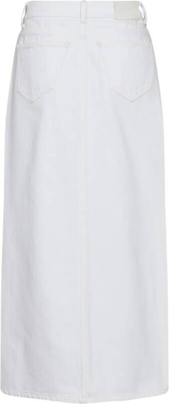 Co'Couture VikaCC Denim Split Rok Wit Dames