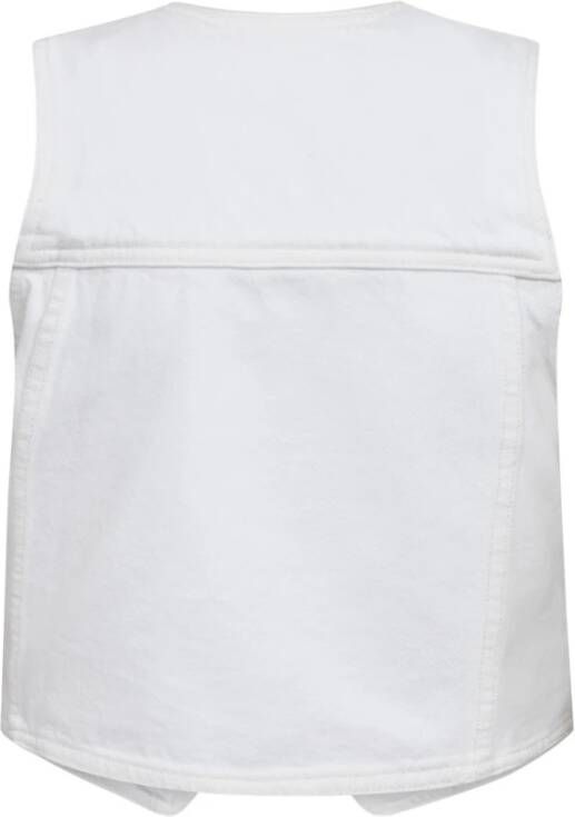 Co'Couture VikaCC Denim Vest Wit Dames