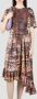 Collina Strada Dresses Bruin Dames - Thumbnail 2