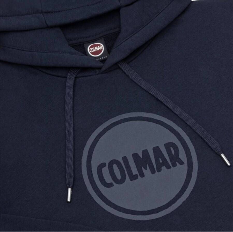 Colmar Herenhoodie met logo Blauw Heren