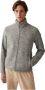 Colmar Wollen Gebreide Trui MET Hoge Hals Gray Heren - Thumbnail 2