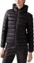 Colmar Damesjas met vaste capuchon gemaakt van gerecycled materiaal en met natuurlijke veren vulling Black Dames - Thumbnail 2