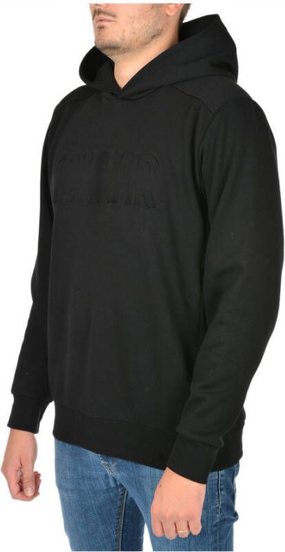Colmar Zwarte Originals Sweaters Hoodie Zwart Heren