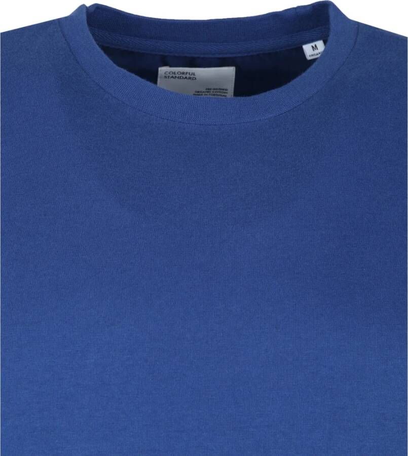 Colorful Standard Organic T-shirt Blauw Heren