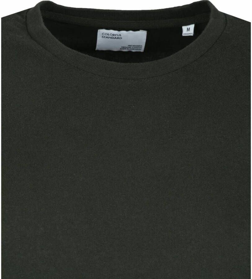 Colorful Standard Kleurrijke standaard organische t-shirt donkergroen Groen Heren